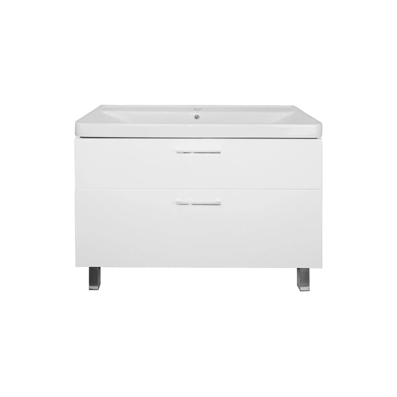 Тумба Ника 100 Н 100х47,5х86 см, напольная, с раковиной Monte 100, CS00089955