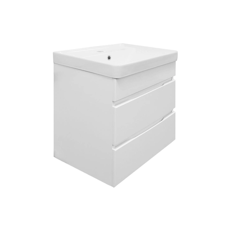 Тумба Эстима 50/2, подвесная, с раковиной Monte 50, CS00094637