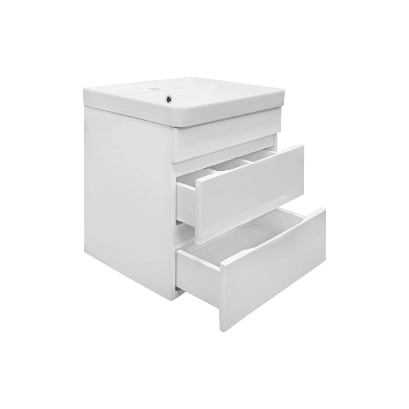 Тумба Эстима 50/2, подвесная, с раковиной Monte 50, CS00094637