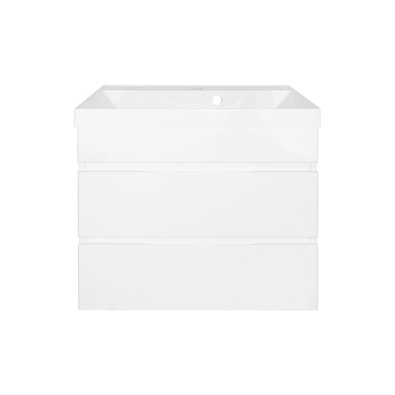 Тумба Эстима 60/2 59,5х44,7х55,5 см, подвесная, с раковиной Астория 60, белый, CS00094582