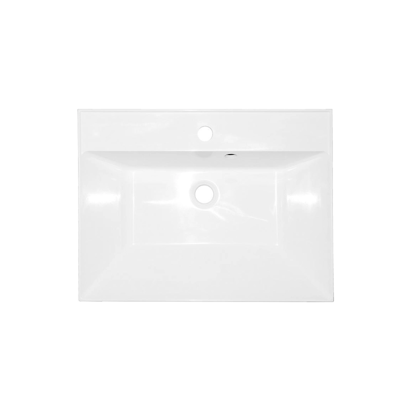 Тумба Эстима 60/2 59,5х44,7х55,5 см, подвесная, с раковиной Астория 60, белый, CS00094582