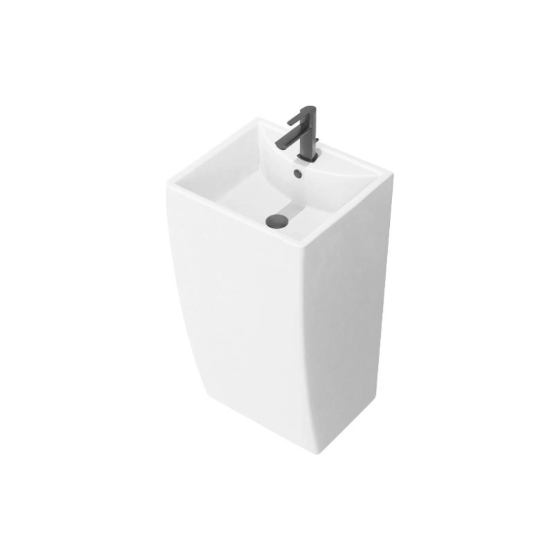 Раковина Azario COMELLA 480х420х830 напольная, прямоугольная, белый, AZ-314