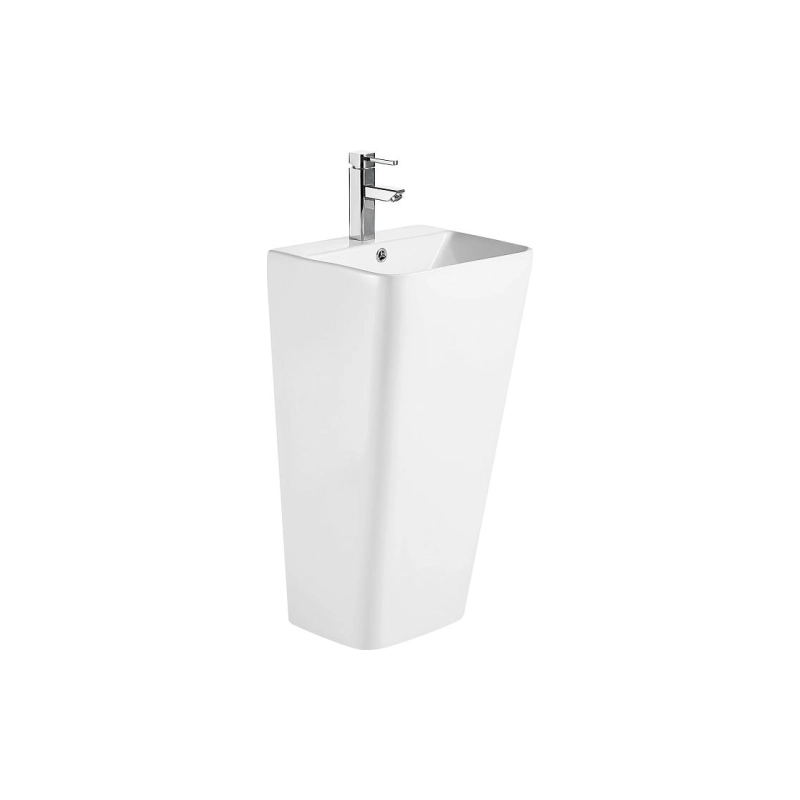 Раковина AZARIO FRETTA SQUARE 440х380х835 напольная, прямоугольная, белый, AZ-302