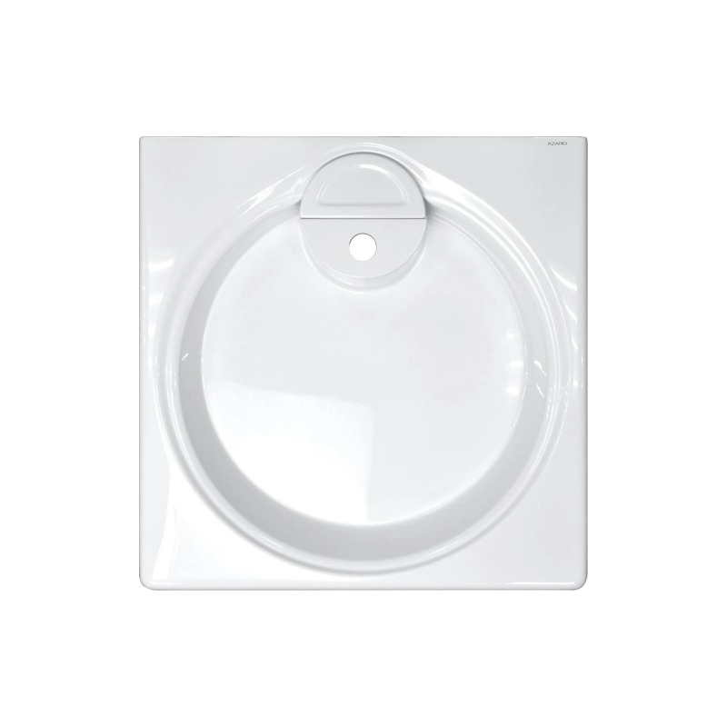 Раковина Azario Lindi 597х595х90 подвесная, литьевой мрамор, белый, CS00078504