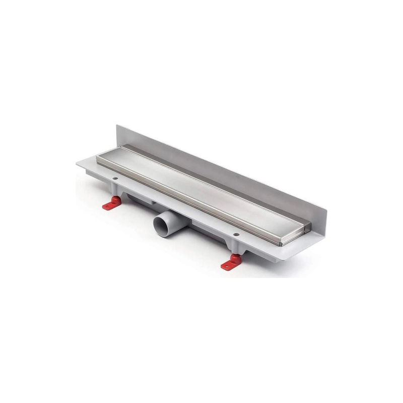 Душевой лоток пристенный AZARIO Klasik 750 мм, гор.вып.D40, реш.н/сталь, комб.затв., AZCH750KN2