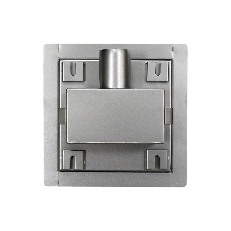 Трап для душа AZARIO 150х150 мм, гор.вып. D40, цельномет., перф.реш.н/сталь, комб.затв., AZZ1TILE150