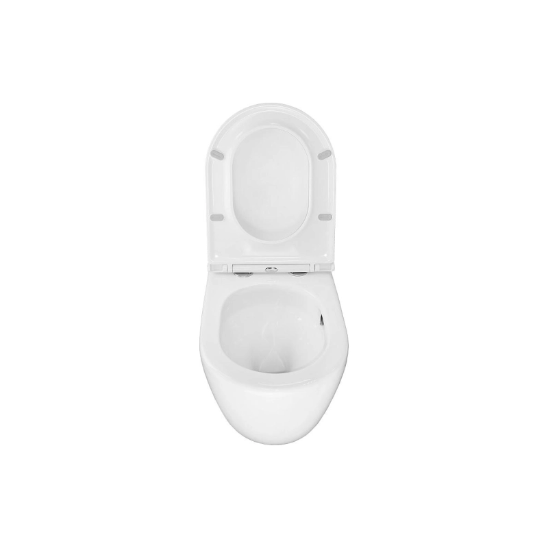 Унитаз приставной Azario, безободковый с сид. микролифт, AZ-1003D-UQ1