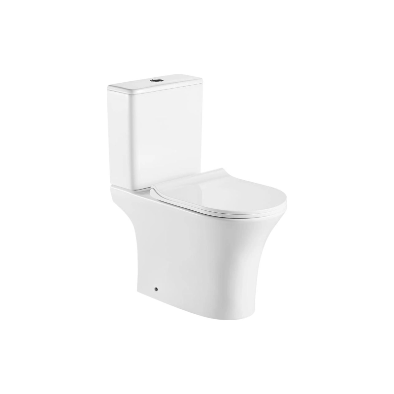 Унитаз-компакт FRETTA Square N, н/п с арматурой, 2-режима, (сид с м/лифт+крепл), унив., AZ-1038A N