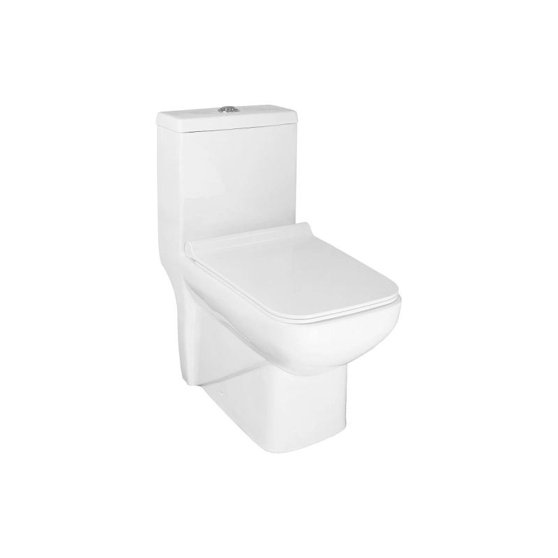 Унитаз-компакт Azario Zeno Slim, н/п с арматурой 2-режима (сид с м/лифт+крепл), гор., AZ1169