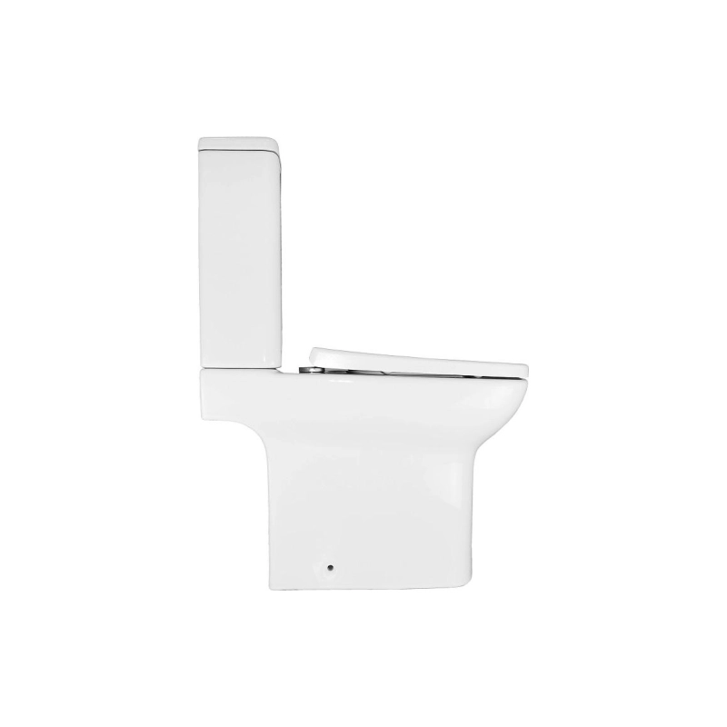 Унитаз-компакт Azario Alba, н/п с арматурой, 2-режима, сид с м/лифт, унив., AZ8323