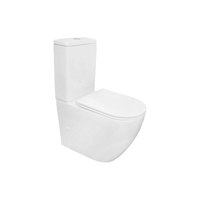 Унитаз-компакт Azario Grado, с арматурой, 2-режима, (сид с м/лифт+крепл), унив., AZ-2141 UQ1