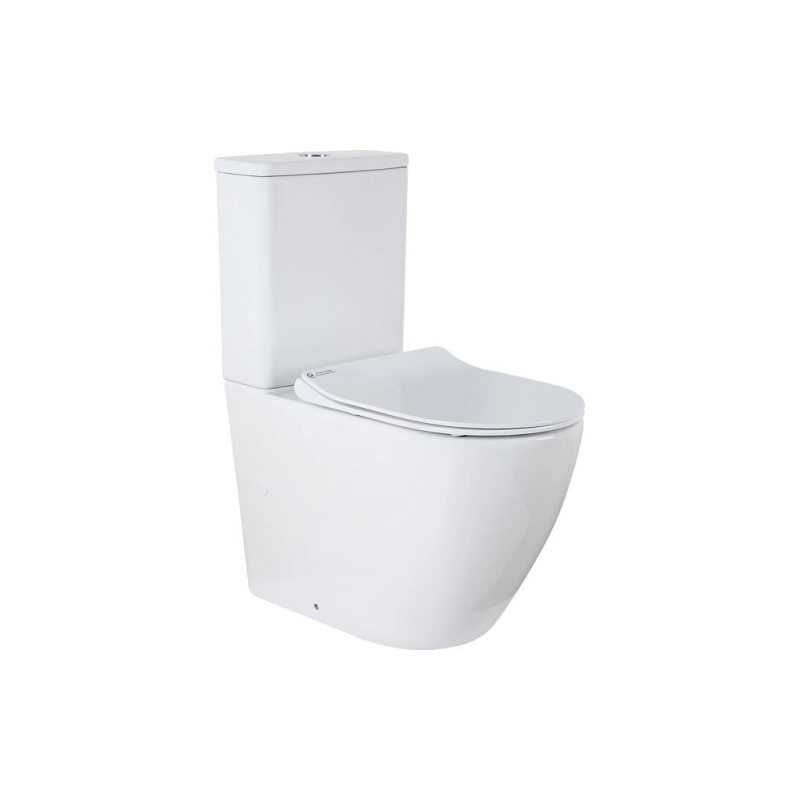 Унитаз-компакт Azario Grado, н/п с арматурой, 2-режима, (сид с м/лифт+крепл), унив., AZ2141