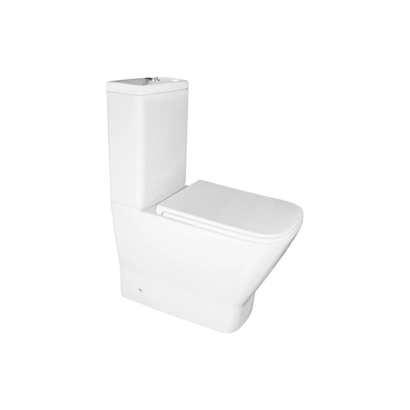 Унитаз-компакт Azario Joy, н/п с арматурой, 2-режима, (сид с м/лифт+крепл), гор., AZ-2168-UQ3