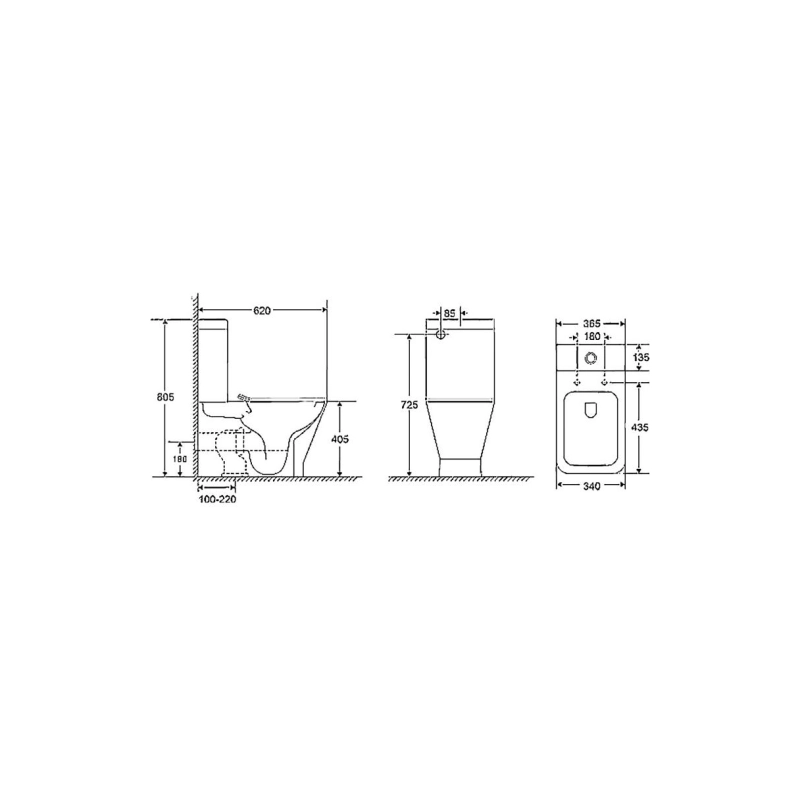 Унитаз-компакт Azario Joy, н/п с арматурой, 2-режима, (сид с м/лифт+крепл), гор., AZ-2168-UQ3