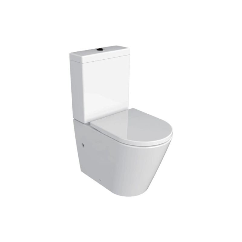 Унитаз-компакт Azario Luana, н/п с арматурой, 2-режима, (сид с м/лифт+крепл), унив., AZ8593