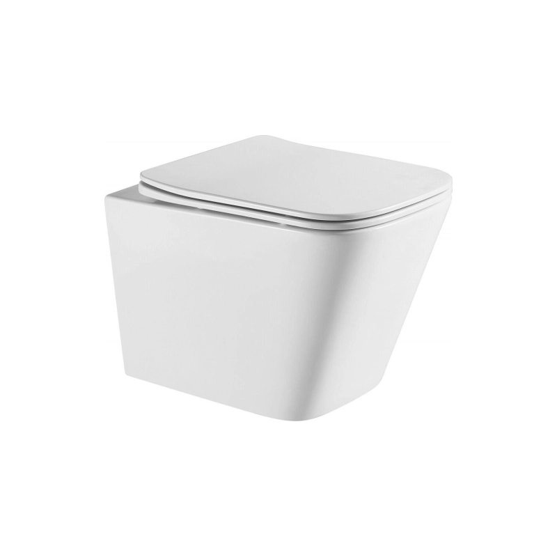 Унитаз подвесной Azario Teramo безободковый, слив 