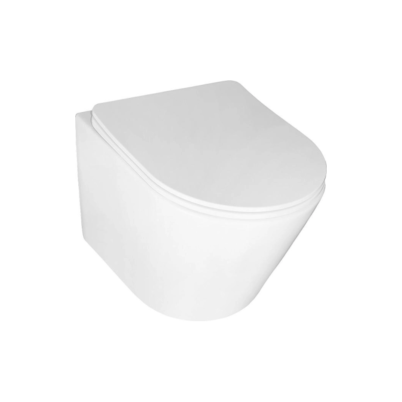 Унитаз подвесной Azario Teramo безободковый с сид.микролифт, AZ0053SP