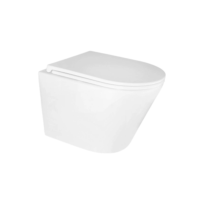 Унитаз подвесной Azario Teramo безободковый с сид.микролифт, AZ0053