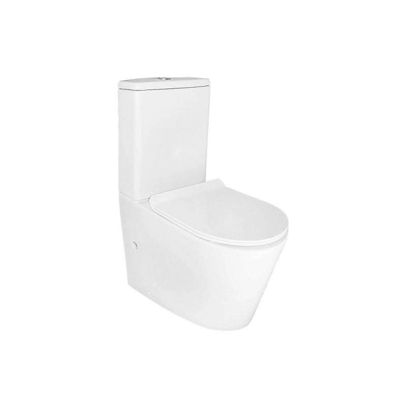 Унитаз-компакт Azario Vetro, н/п с арматурой, 2-режима, сид с м/лифт, унив., AZ2149