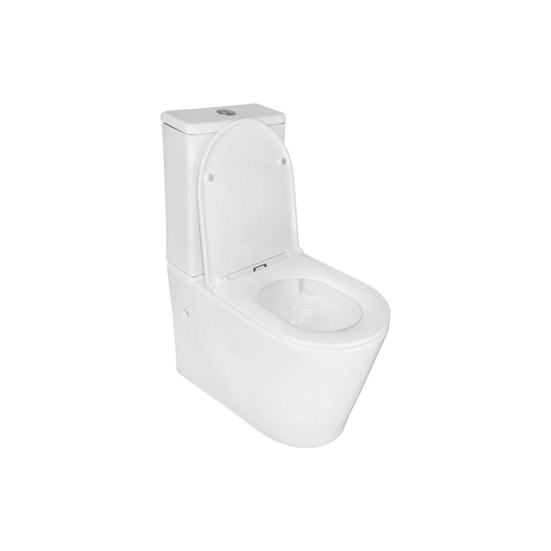 Унитаз-компакт Azario Conto, н/п с арматурой, 2-режима, (сид с м/лифт+крепл), унив., AZ-T005BR