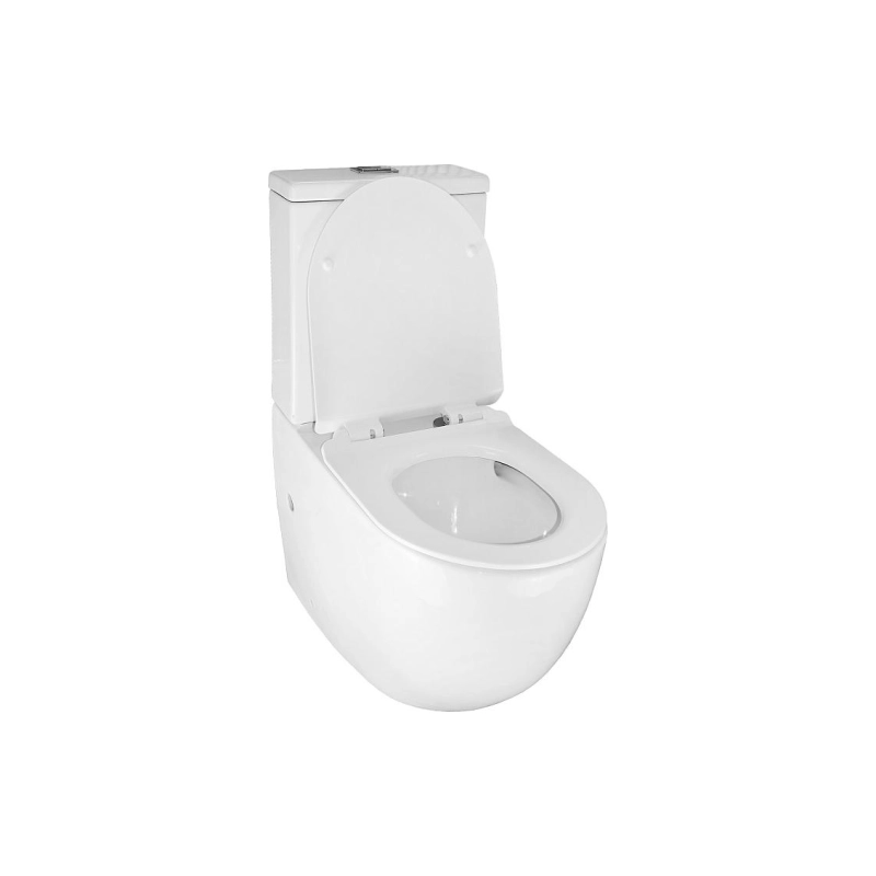 Унитаз-компакт Azario CORSA, н/п с арматурой 2-режима, (сид с м/лифт+крепл), гор., AZ2062Т