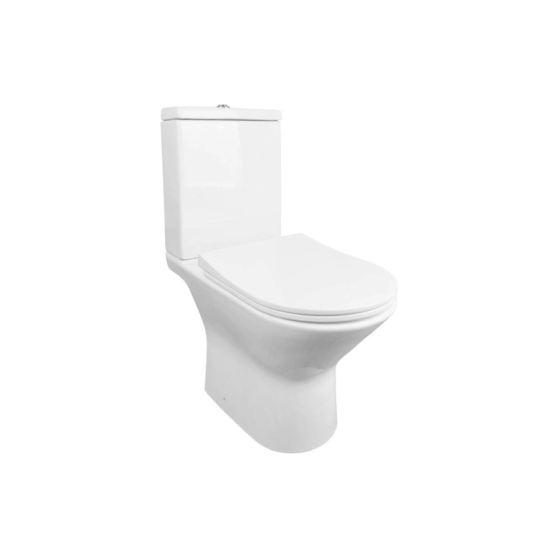 Унитаз-компакт Azario Fretta new, н/п с арматурой 2-режима, (сид дюр с м/лифт+крепл), гор., AZ-1223