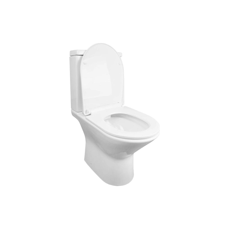 Унитаз-компакт Azario Fretta new, н/п с арматурой 2-режима, (сид дюр с м/лифт+крепл), гор., AZ-1223