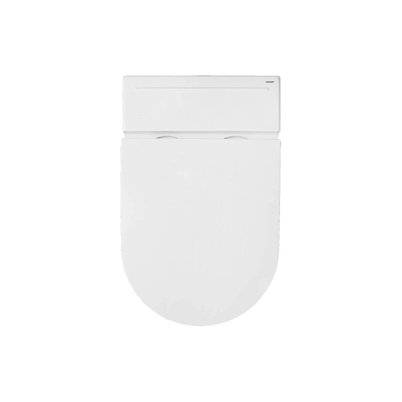 Унитаз импульсный подвесной Azario, полукруглый, монтажная рама, с сид. дюр. микролифт, AZ-102C