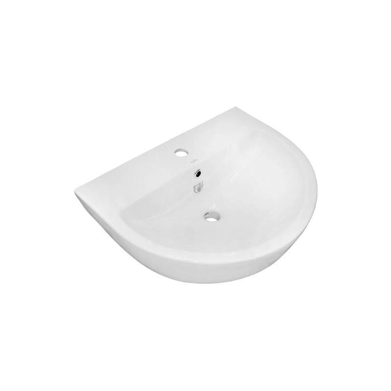 Раковина с пьедесталом Creo Ceramique RENNES 600х455х855 мм, белый, RE3000+RE3010