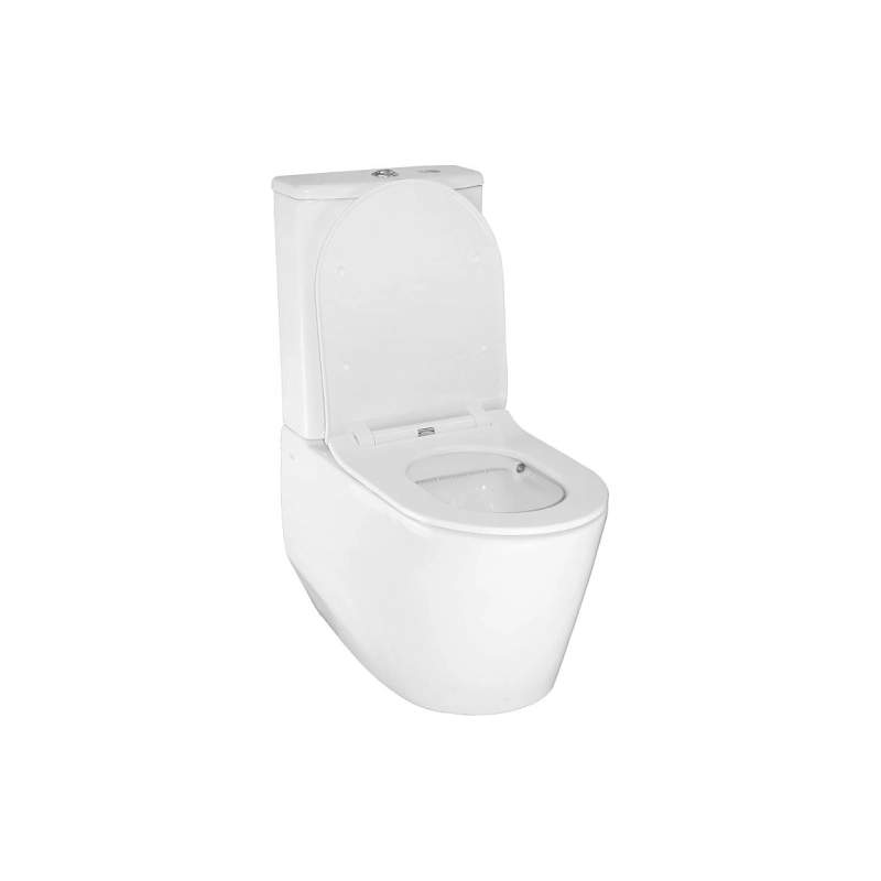 Унитаз-компакт Creo Ceramique RENNES, н/п с арматурой 2-режима, (сид с м/лифт+крепл), унив., RE1002R