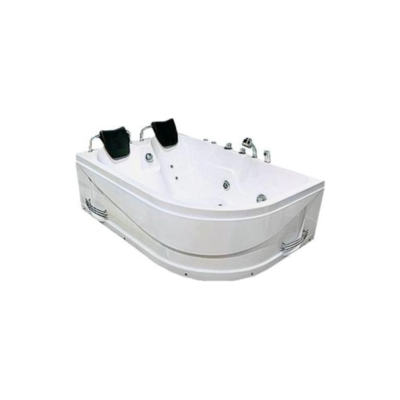 Ванна акриловая гидромассажная Loranto 170х120х65 см, прямоугольная, CS-806LH