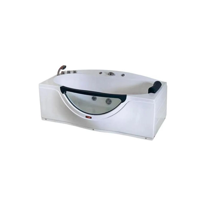 Ванна акриловая гидромассажная Loranto 168х90х68 см, прямоугольная, CS832LH