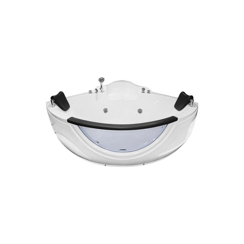 Ванна акриловая Loranto гидромассажная 155х155х75, уговая, CS-831N