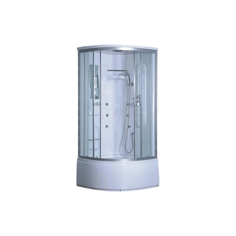 Душевая кабина Loranto CS-002 100х100х220, 1/4 круга, поддон 42 см, CS002100100