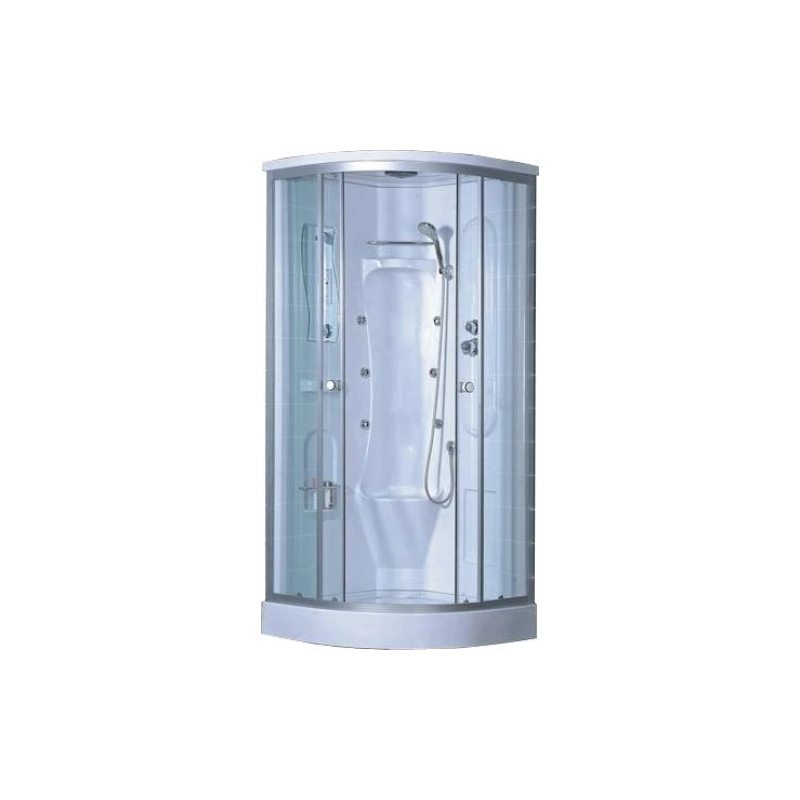 Душевая кабина Loranto CS-005 (8131) 80х80х220, 1/4 круга, поддон 15 см, CS0058080