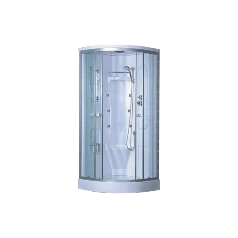 Душевая кабина Loranto CS-005 (8131) 90х90х220, 1/4 круга, поддон 15 см, CS0059090