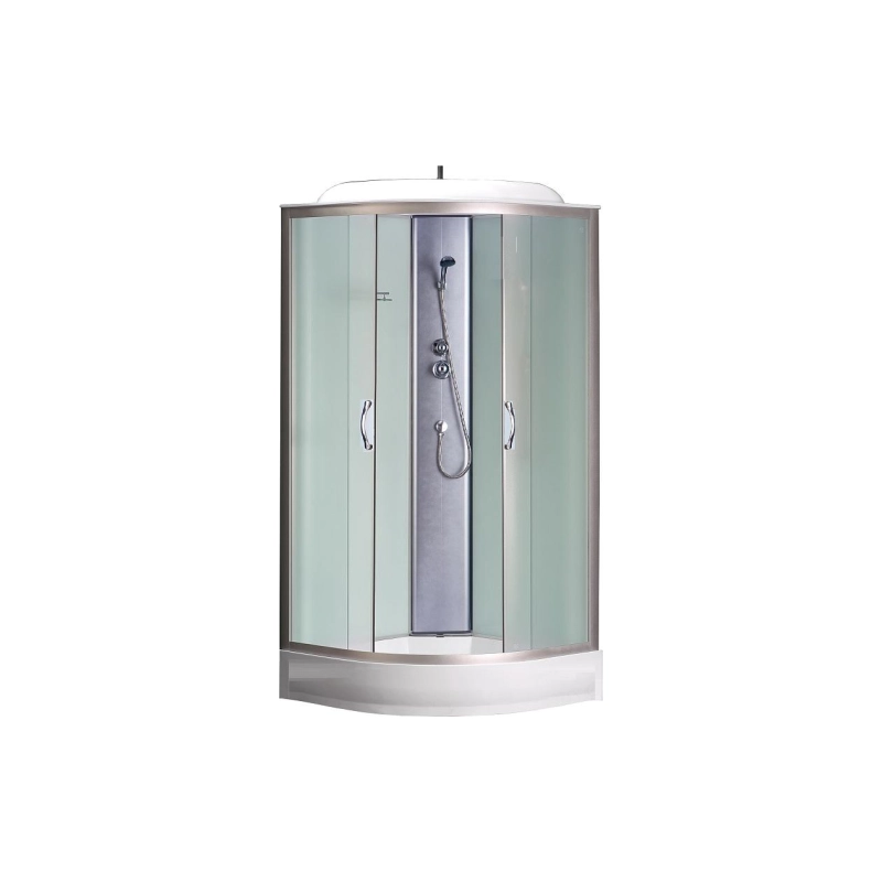 Душевая кабина Loranto CS-6611 F, 100х100х215, 1/4 круга, поддон 13 см, CS6611F100100215
