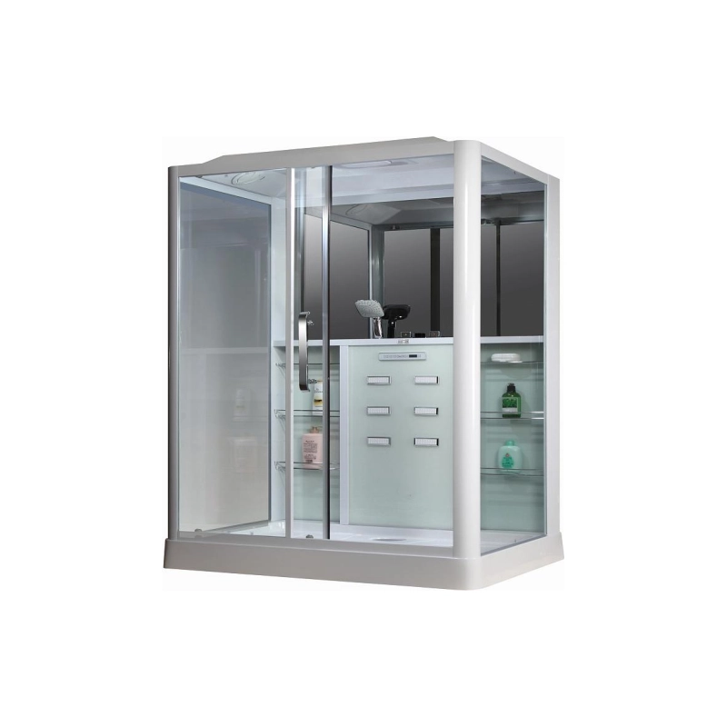 Душевая кабина Loranto Selak CS 129 L 90х150х215, гидромассаж, тропич душ, поддон низ., 00054491