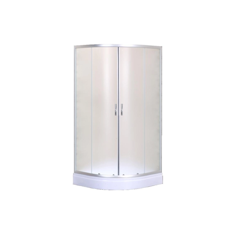 Душевое ограждение LORANTO 100х100х195 поддон 13см, 1/4 круга, CS8025S100100195