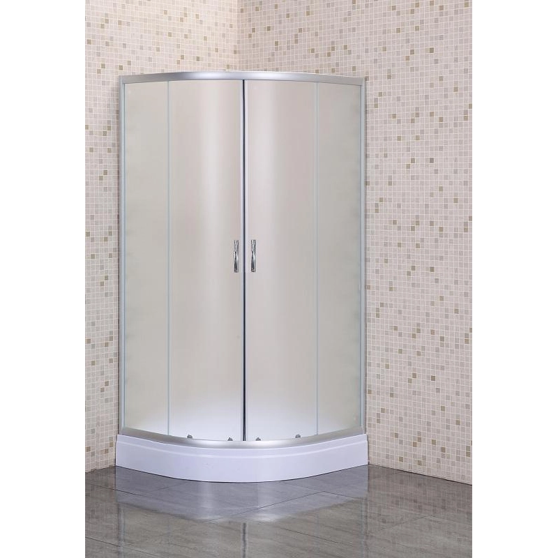 Душевое ограждение LORANTO 100х100х195 поддон 13см, 1/4 круга, CS8025S100100195