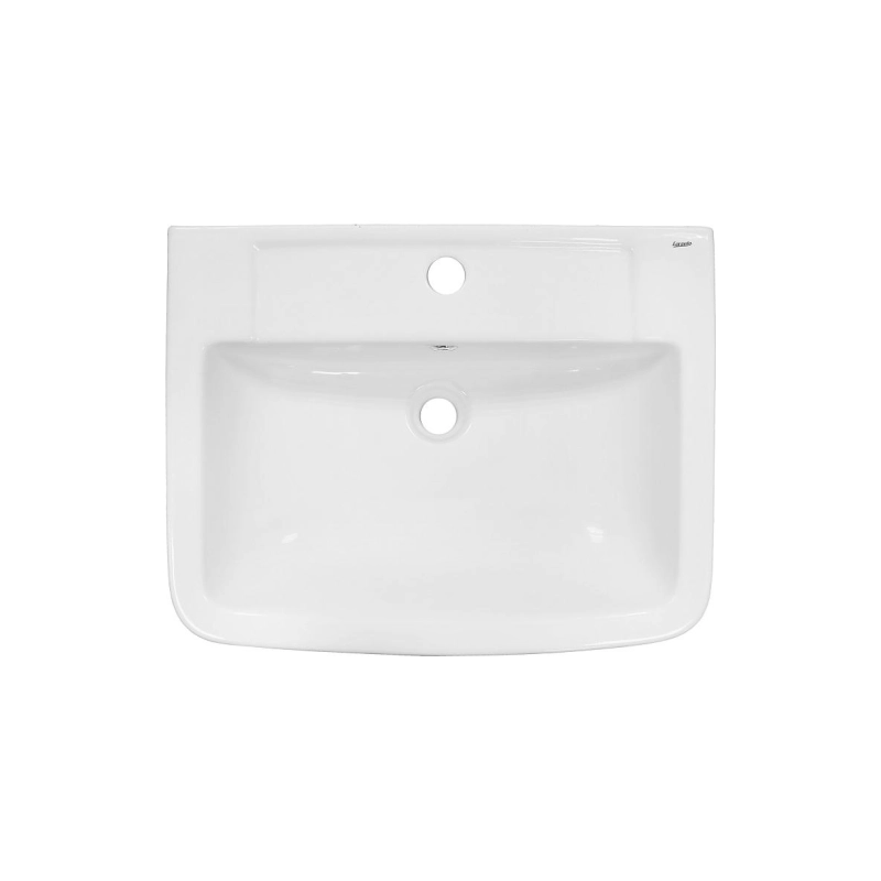 Раковина Loranto Liri 550х425х830 мм, с пьедесталом, белая, CS-BMP009