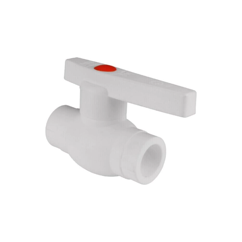 VALFEX Кран шаровой 50 (8/2) (Мет шар) БЕЛЫЙ