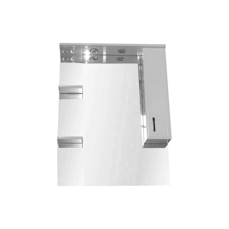 Зеркало-шкаф Loranto Коралл 800х1025х170, правостороннее, CS00025725