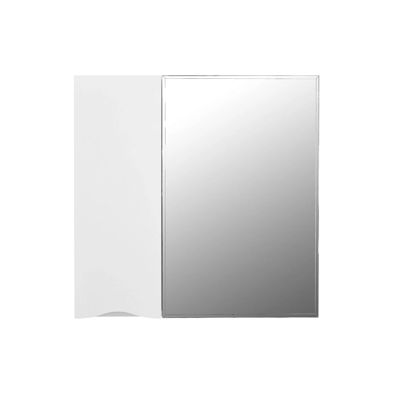 Зеркало-шкаф Loranto Santorini 70 700х140х700, левостороннее, белый, CS00086969