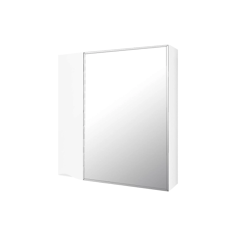 Зеркало-шкаф Loranto Santorini 70 700х140х700, левостороннее, белый, CS00086969