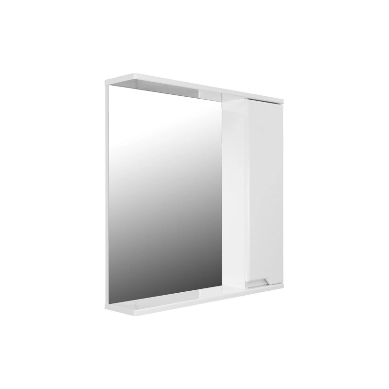 Зеркало-шкаф Loranto Палермо 700х150х700 , правостороннее, белый, CS00090465