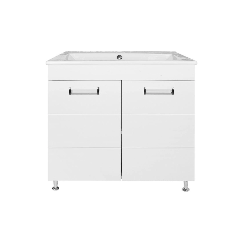 Тумба Loranto Дина 75х47х72,5 см, напольная, с раковиной Элина 75, белый, CS00089899