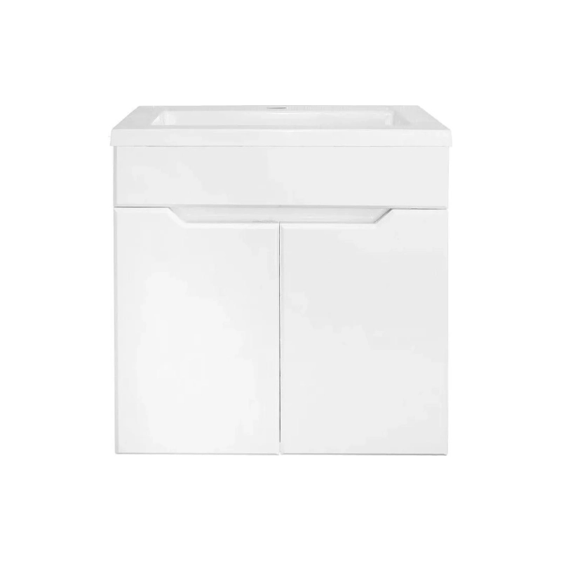 Тумба Loranto Палермо 50 495х34,5х50 см, подвесная, с раковиной Фрея 50, белый, CS00093377