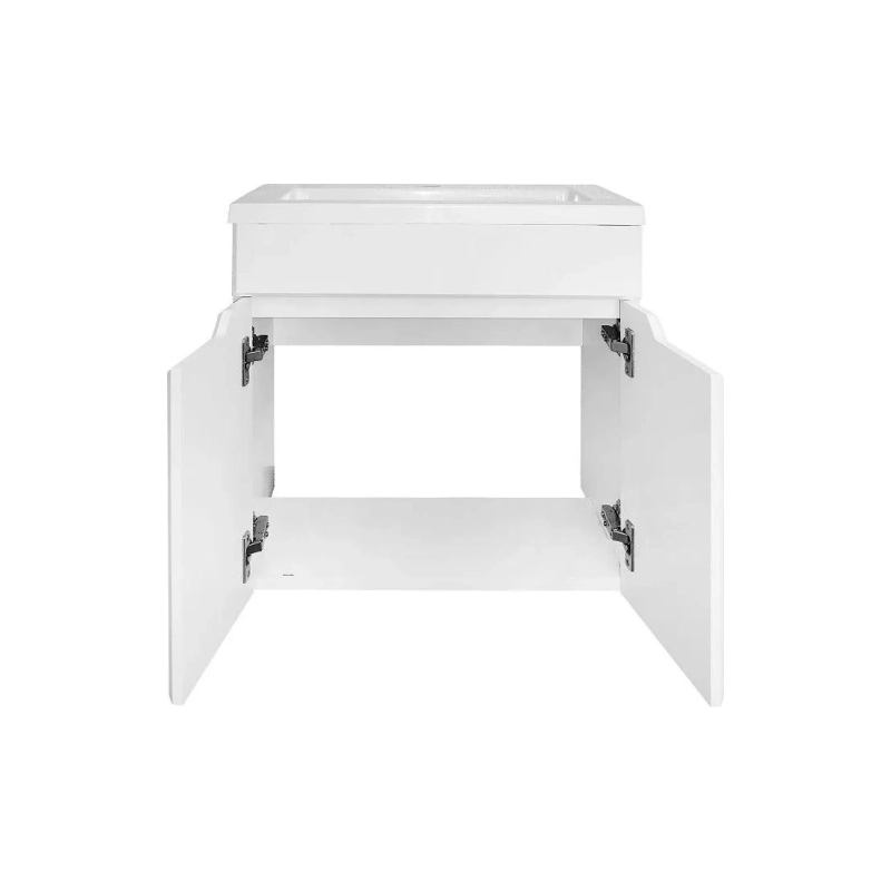 Тумба Loranto Палермо 50 495х34,5х50 см, подвесная, с раковиной Фрея 50, белый, CS00093377