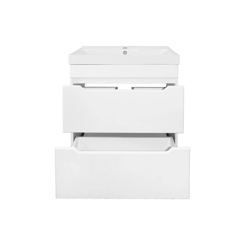 Тумба Loranto Палермо 70/2Н 71х46,5х88 см, напольная, с раковиной Tempo 70, белый, CS00094406